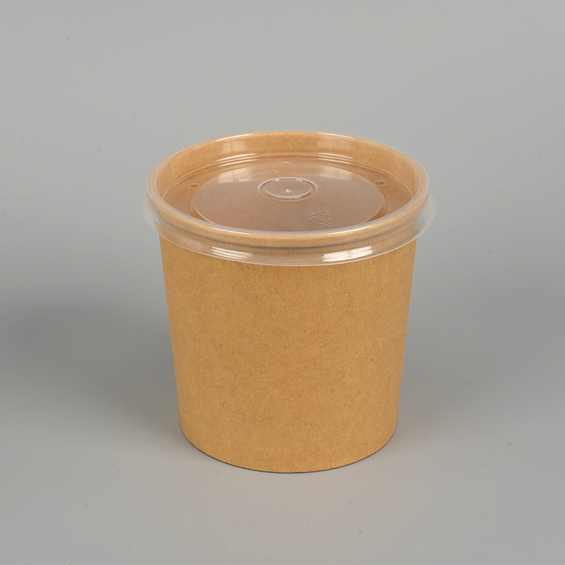 Eco-friendly kraft soup bowl