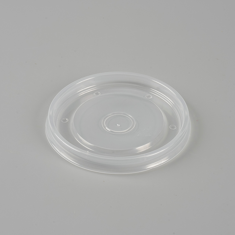 Circular non fog proof transparent PET lid