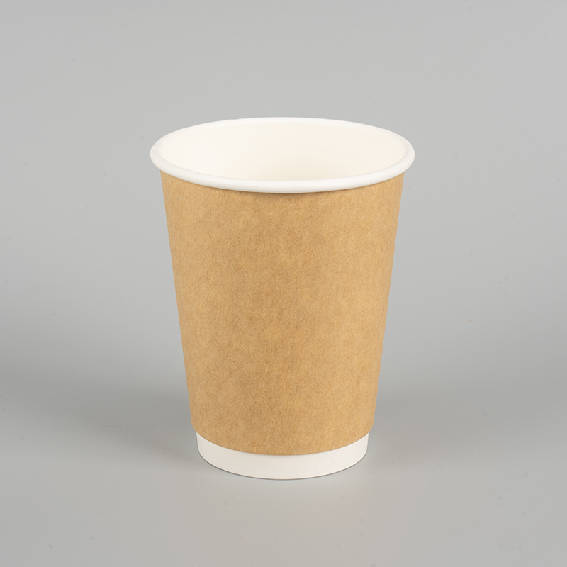 Insulated double-layer corrugated cup
